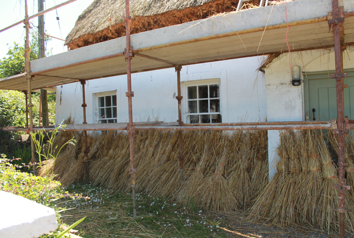 Thatched House, Ballygarran, Wexford 13 - Straw Bundles